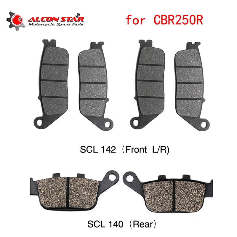 Alconstar- 6 Pieces Semi-Metal Motorcycle Brake Pads Set for Honda CBR250R CBR 250 R 1990 1991 1992 1993 1994 Front and Rear Pad
Alconstar- 6 Pieces Semi-Metal Motorcycle Brake Pads Set for Honda CBR250R CBR 250 R 1990 1991 1992 1993 1994 Front and Rear Pad