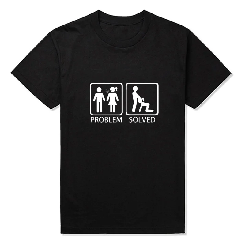 New PROBLEM SOLVED T Shirts Men Cotton Short Sleeve Funny Print Man T-Shirt drop Shipping Mens tshirt Tops sbz5081
New PROBLEM SOLVED T Shirts Men Cotton Short Sleeve Funny Print Man T-Shirt drop Shipping Mens tshirt Tops sbz5081
