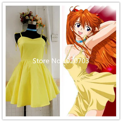 Free Shipping Neon Genesis Evangelion Asuka Langley Soryu Yellow Dress Cosplay Costume
Free Shipping Neon Genesis Evangelion Asuka Langley Soryu Yellow Dress Cosplay Costume