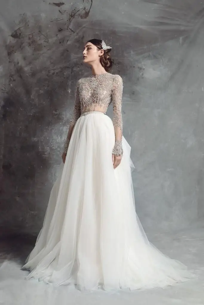 Erosebridal New Arrival Long Sleeves Wedding Dresses Lace Wedding Gown Floor Length Bride Dress
Erosebridal New Arrival Long Sleeves Wedding Dresses Lace Wedding Gown Floor Length Bride Dress