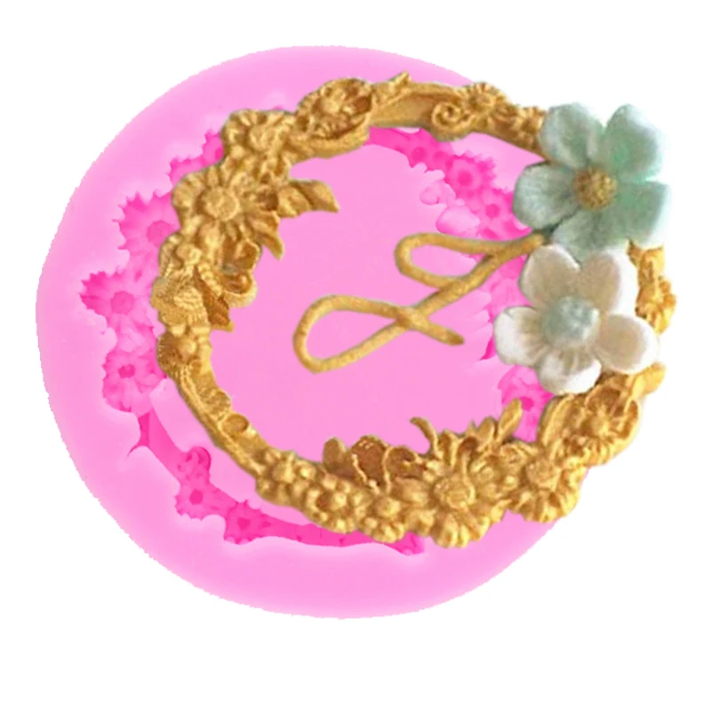 Anadem frame shaped 3D Reverse sugar molding Food Grade silicone mould polymer clay molds chocolate cake decoration tools F-0727
Anadem frame shaped 3D Reverse sugar molding Food Grade silicone mould polymer clay molds chocolate cake decoration tools F-0727