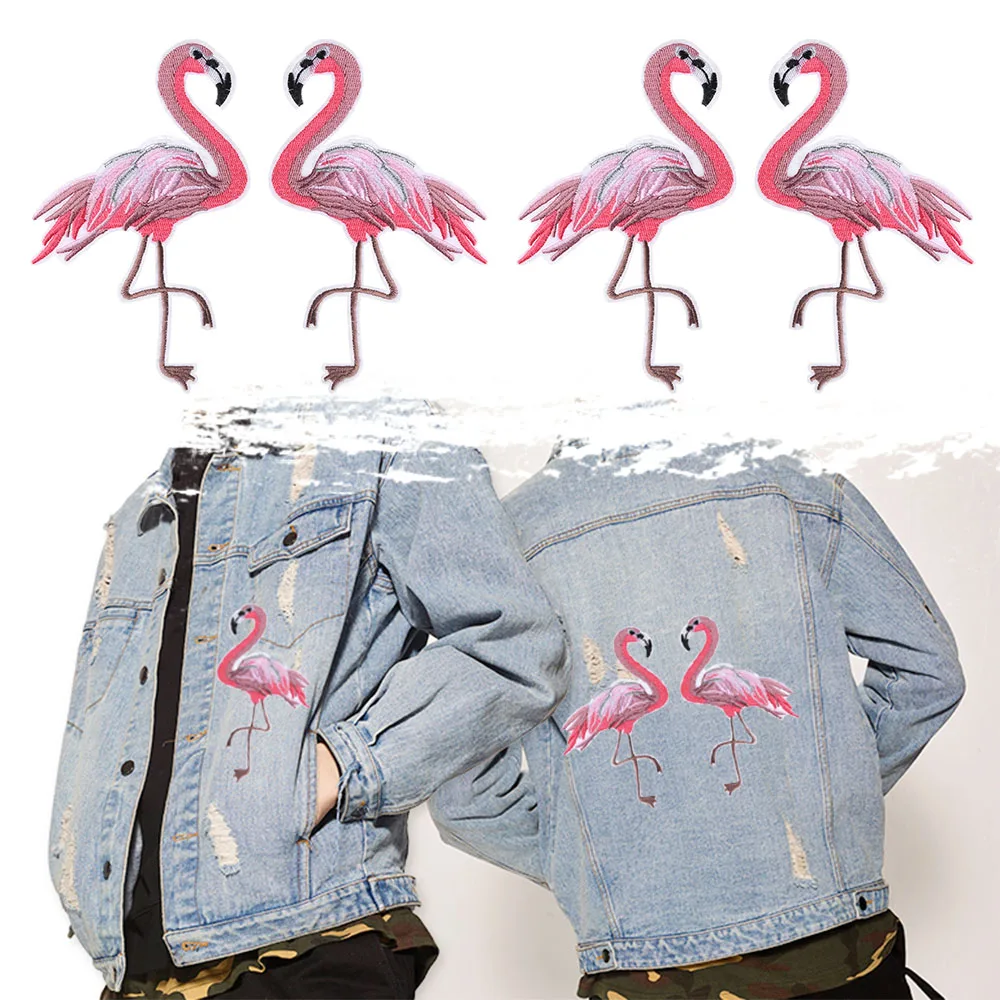 2pcs/set Red Flamingo Sew-On Iron-On Sewing Sticker Clothes Applique Embroidery Patch For Clothing Clothes Decoration
2pcs/set Red Flamingo Sew-On Iron-On Sewing Sticker Clothes Applique Embroidery Patch For Clothing Clothes Decoration