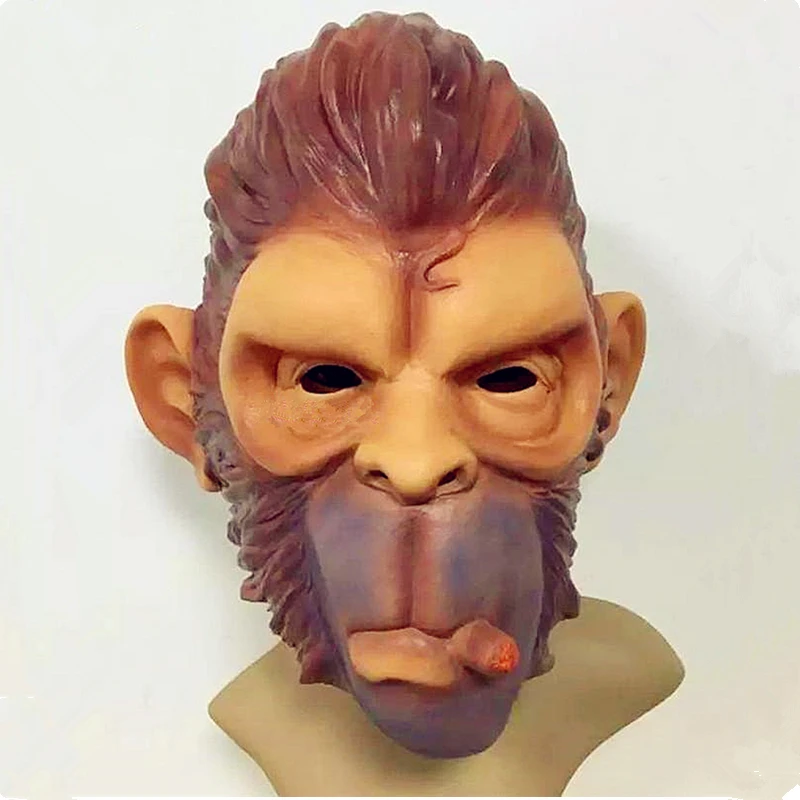 Gorilla Mask Latex Harley Beast Knight Chimpanzee Mask Over Head monkey mask Latex mascaras Halloween mask hell
Gorilla Mask Latex Harley Beast Knight Chimpanzee Mask Over Head monkey mask Latex mascaras Halloween mask hell