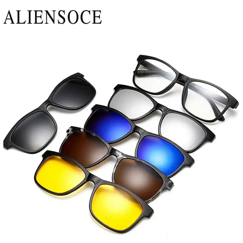 ALIENSOCE Magnet Sunglasses Clip Magnetic Clip on Sunglasses Men Polarized Clips Custom Prescription Myopia Night Vision
ALIENSOCE Magnet Sunglasses Clip Magnetic Clip on Sunglasses Men Polarized Clips Custom Prescription Myopia Night Vision