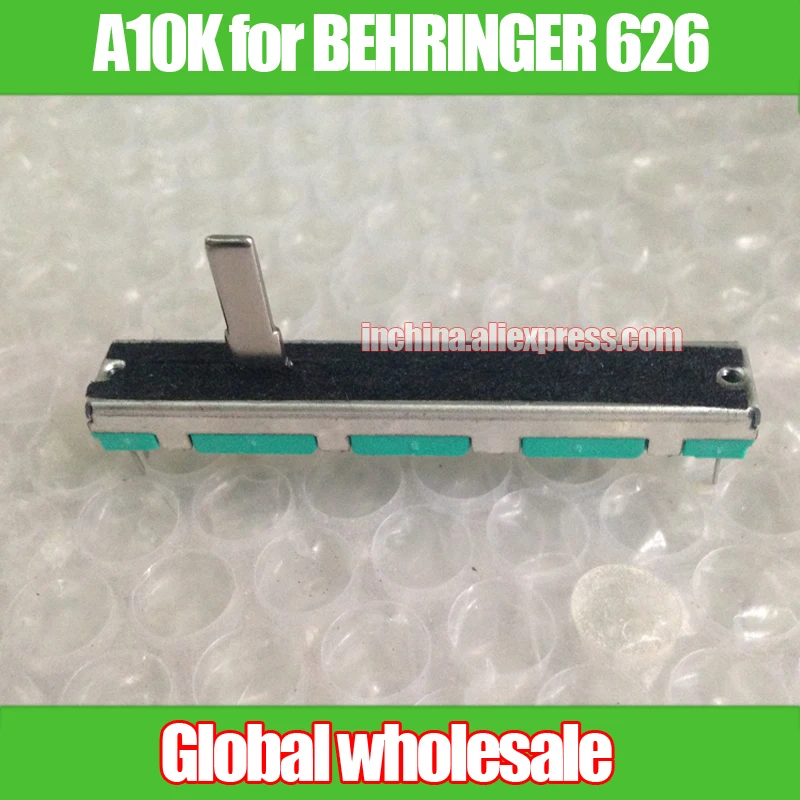 4pcs 60mm double linkage straight slide potentiometer A10K for BEHRINGER 626 / handle length 15MMC
4pcs 60mm double linkage straight slide potentiometer A10K for BEHRINGER 626 / handle length 15MMC
