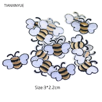 TIANXINYUE 10 pcs Beige Bee Patches Iron On DIY Embroidered Appliques Sewing On Stickers For Clothing fabric
TIANXINYUE 10 pcs Beige Bee Patches Iron On DIY Embroidered Appliques Sewing On Stickers For Clothing fabric