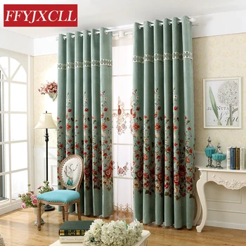 Thicken American Rural High Shading 85% Jacquard Curtains Floral for Living Room Bedroom Window Treatment Drapes Home Decor
Thicken American Rural High Shading 85% Jacquard Curtains Floral for Living Room Bedroom Window Treatment Drapes Home Decor
