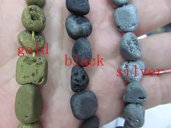 2strands 8-14mm Raw Titanium Natural Rock Quartz freeform nuggets gold silver rainbow black druzy agate beads
2strands 8-14mm Raw Titanium Natural Rock Quartz freeform nuggets gold silver rainbow black druzy agate beads