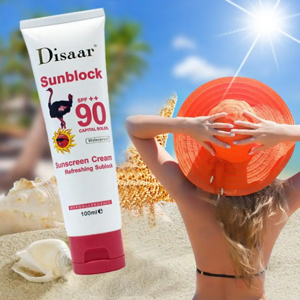 Spf90++ Facial Sunscreen Cream Waterproof Sunblock Foundation Whitening Isolation Moisturizing Sun Protect Cream Face Skin Care
Spf90++ Facial Sunscreen Cream Waterproof Sunblock Foundation Whitening Isolation Moisturizing Sun Protect Cream Face Skin Care