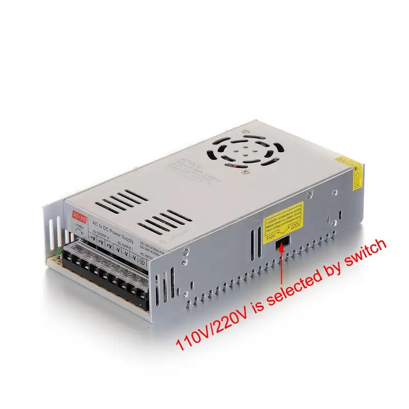 20pcs DC12V 30A 360W Switching Power Supply Adapter Driver Transformer For 5050 5730 5630 3528 LED Rigid Strip Light
20pcs DC12V 30A 360W Switching Power Supply Adapter Driver Transformer For 5050 5730 5630 3528 LED Rigid Strip Light
