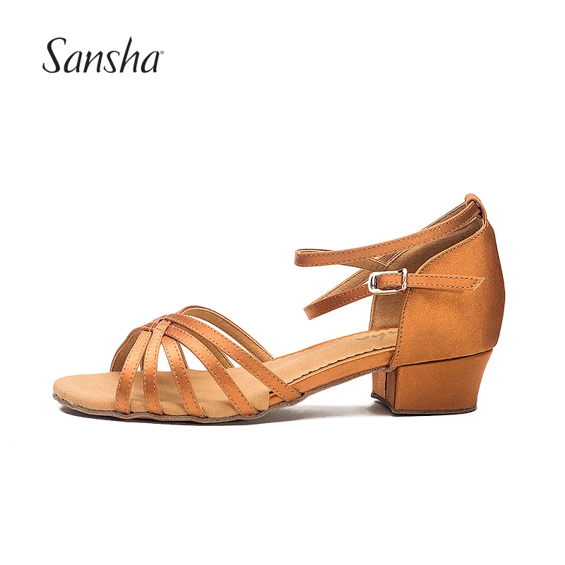 Sansha Child Ballroom Tango Latin Salsa Dance Shoes Low Heels Dancing For Girls And Kids Size Based On Feet Length BK13056S
Sansha Child Ballroom Tango Latin Salsa Dance Shoes Low Heels Dancing For Girls And Kids Size Based On Feet Length BK13056S