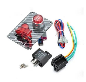 Car-styling On/Off button switch+Toggle Switch Combination panel Switch DC12V 40A max with Relay socket red Indicator light
Car-styling On/Off button switch+Toggle Switch Combination panel Switch DC12V 40A max with Relay socket red Indicator light