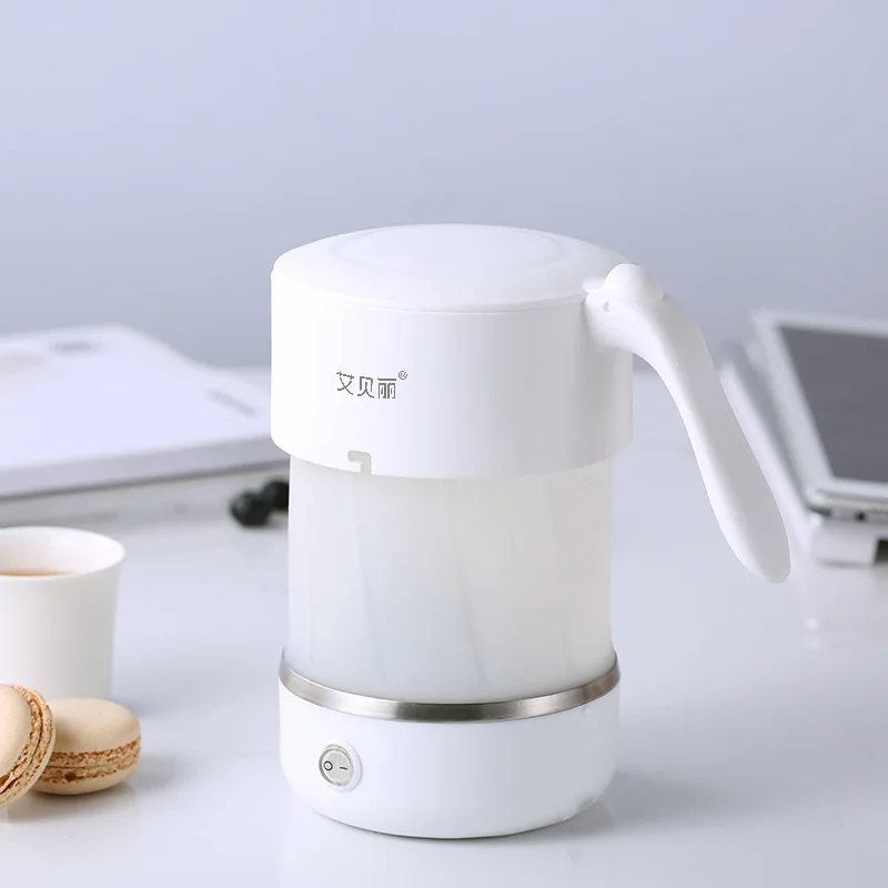 Portable folding electric kettle global travel mini kettle silicone small kettle 0.5L 110v-240V
Portable folding electric kettle global travel mini kettle silicone small kettle 0.5L 110v-240V