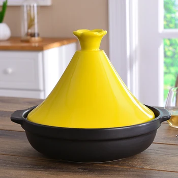 Moroccan Tajine Tagine ceramic double ear casserole ceramic saucepan seafood hot pot open fire steamed rice stew cooking pan
Moroccan Tajine Tagine ceramic double ear casserole ceramic saucepan seafood hot pot open fire steamed rice stew cooking pan