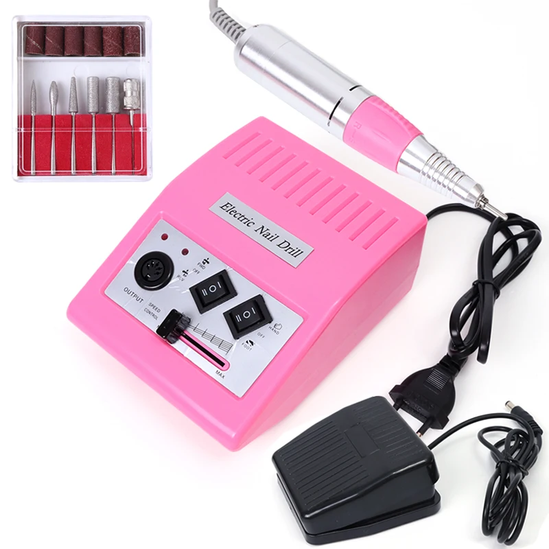 30000RPM Electric Nail Drill Machine Set Pink Pedicure Manicure Equipment Tools Nail Art Drill Bits Files Accessories TRHBS-278S
30000RPM Electric Nail Drill Machine Set Pink Pedicure Manicure Equipment Tools Nail Art Drill Bits Files Accessories TRHBS-278S