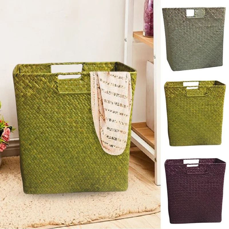 Hand-Woven Fruit Flower Storage Basket Household Display Simple Sundries Storage Box Hamper Organizer
Hand-Woven Fruit Flower Storage Basket Household Display Simple Sundries Storage Box Hamper Organizer