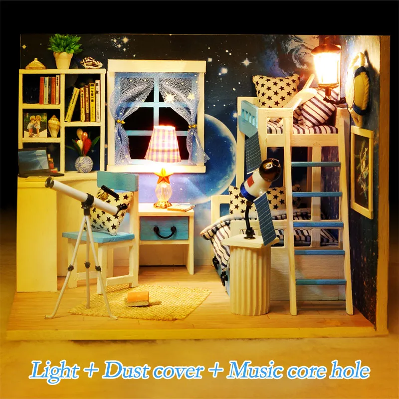 DIY Wooden Miniature House Miniaturas with Dream of Sky House Dollhouse Christmas Toys for Children Birthday Gifts
DIY Wooden Miniature House Miniaturas with Dream of Sky House Dollhouse Christmas Toys for Children Birthday Gifts