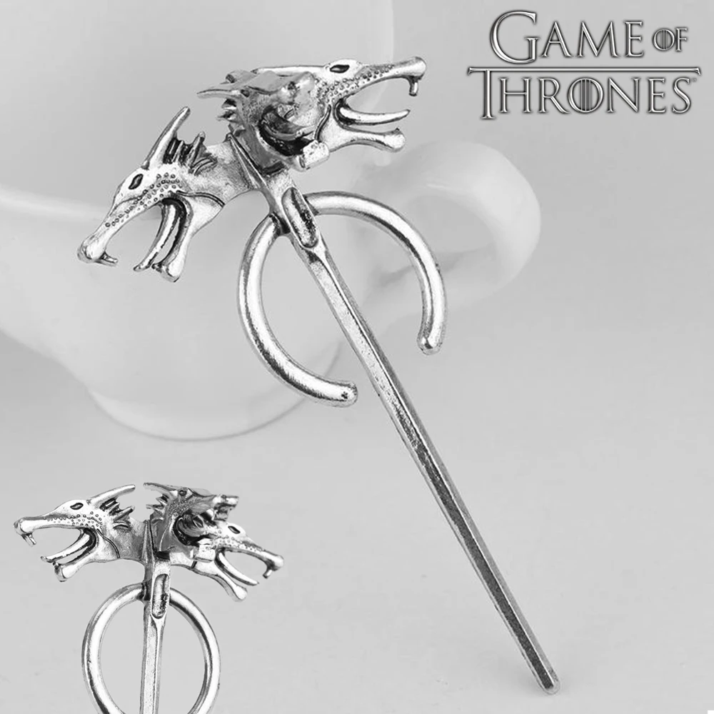 2018 Game of Thrones Season 7 Daenerys Targaryen Dragon Brooches Silver Metal Pins Brooch Gift Cosplay Accessories Halloween
2018 Game of Thrones Season 7 Daenerys Targaryen Dragon Brooches Silver Metal Pins Brooch Gift Cosplay Accessories Halloween