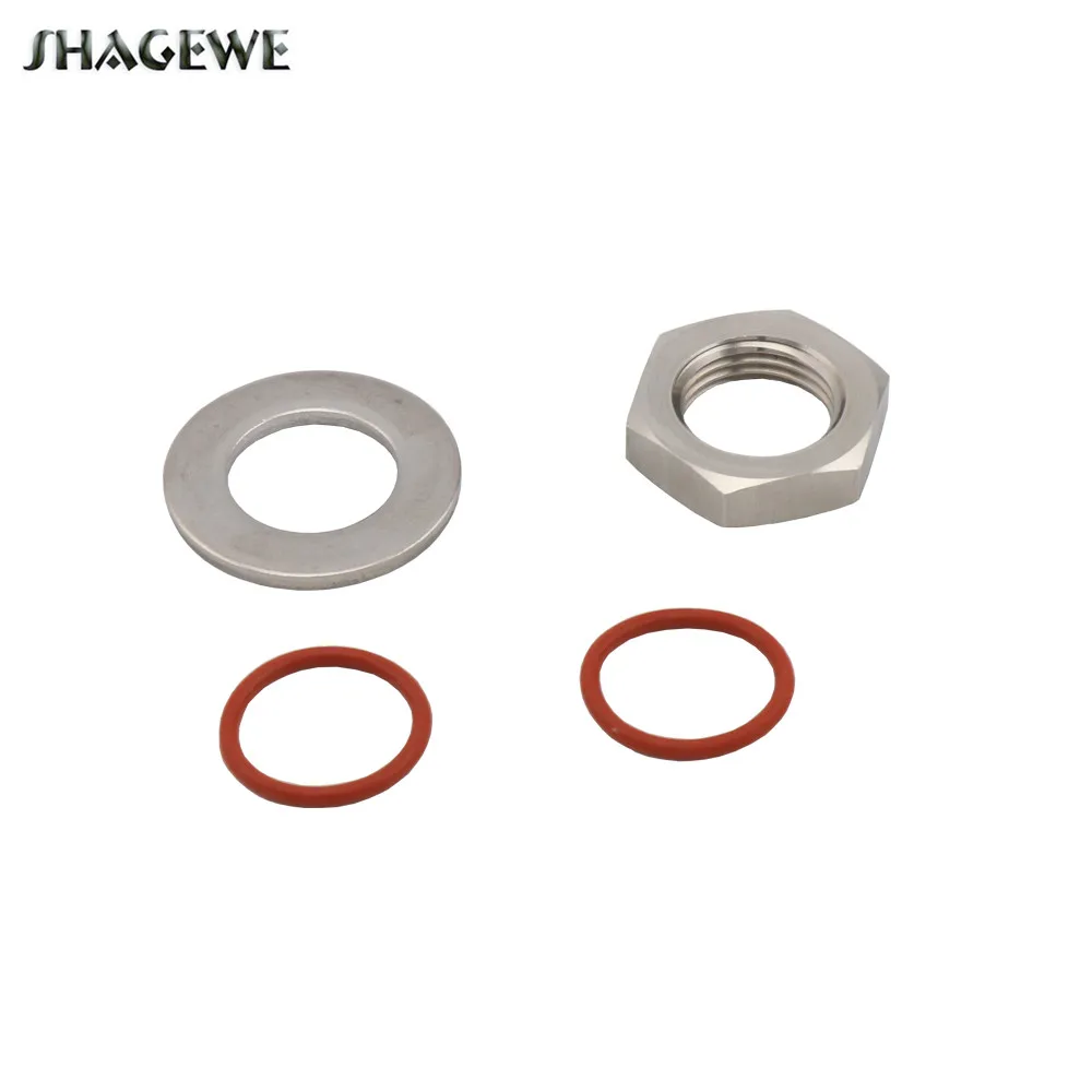Beer Brewing 1/2" NPT Lock Nut and Flat Washer for Weldless Bi-metal Thermometer Install Kit Homebrew Kettle Mash Fitting
Beer Brewing 1/2" NPT Lock Nut and Flat Washer for Weldless Bi-metal Thermometer Install Kit Homebrew Kettle Mash Fitting