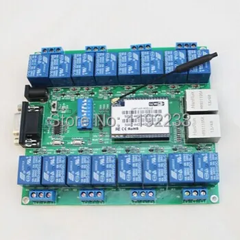 Network Relay Control Switch 16 Road Relay Remote Control P2P WIFI Module Mobile Phone Control
Network Relay Control Switch 16 Road Relay Remote Control P2P WIFI Module Mobile Phone Control