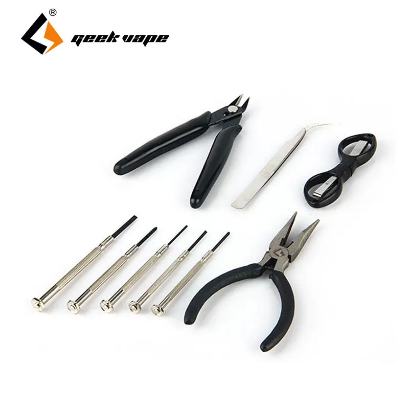 Original GeekVape DIY Tools Accessory Mini Kit e cigs Vape Stainless Steel 5 Kinds DIY Tools Screwdriver Tweeze for DIY lovers
Original GeekVape DIY Tools Accessory Mini Kit e cigs Vape Stainless Steel 5 Kinds DIY Tools Screwdriver Tweeze for DIY lovers