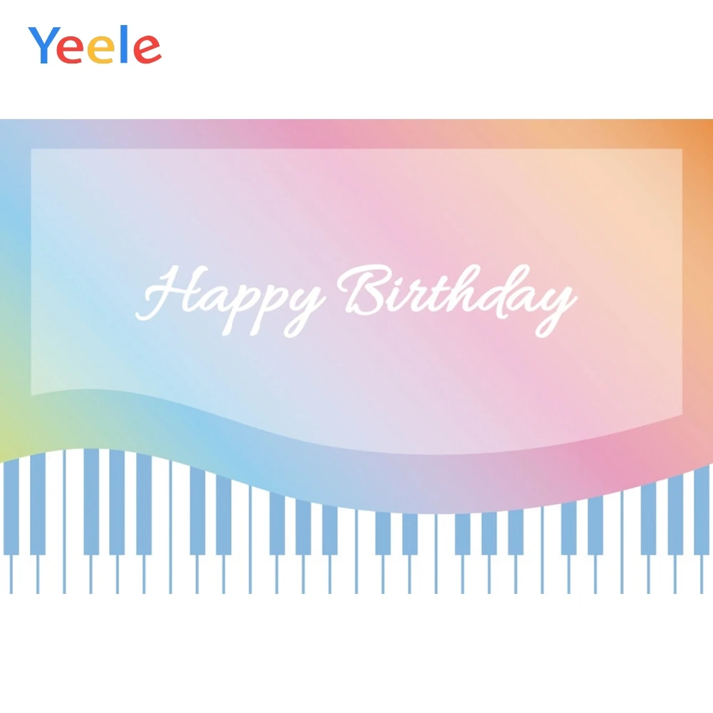 Yeele Birthday Backdrop Photocall Colorful Piano Photography Backdrop Personalized Photographic Backgrounds For Photo Studio
Yeele Birthday Backdrop Photocall Colorful Piano Photography Backdrop Personalized Photographic Backgrounds For Photo Studio
