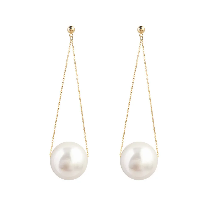 925 silver needle pearl earrings exaggerated long temperament Korean fashion earrings
925 silver needle pearl earrings exaggerated long temperament Korean fashion earrings