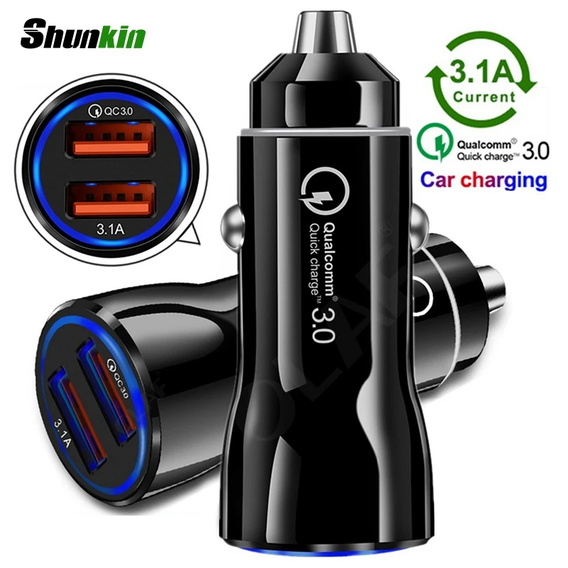 36W Dual USB Quick Charge QC 3.0 2.0 Car Charger For iPhone USB C Type-C PD Fast Charger Mobile Phone Quick Charger Car-Charger
36W Dual USB Quick Charge QC 3.0 2.0 Car Charger For iPhone USB C Type-C PD Fast Charger Mobile Phone Quick Charger Car-Charger