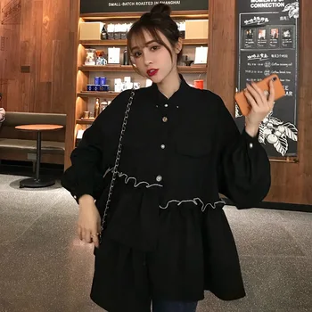 Sannian Spring 2019 Korean Edition Student Blouse Women With Irregular Loose Coats And Shirts Women Tops Cheap-clothes-china
Sannian Spring 2019 Korean Edition Student Blouse Women With Irregular Loose Coats And Shirts Women Tops Cheap-clothes-china