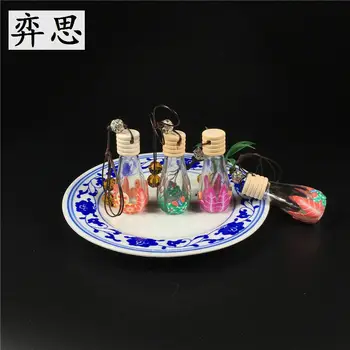 Nice lace glass bottle car styling decoration perfume pendant Women's car air freshener rear view mirror hanger Empty bottle
Nice lace glass bottle car styling decoration perfume pendant Women's car air freshener rear view mirror hanger Empty bottle