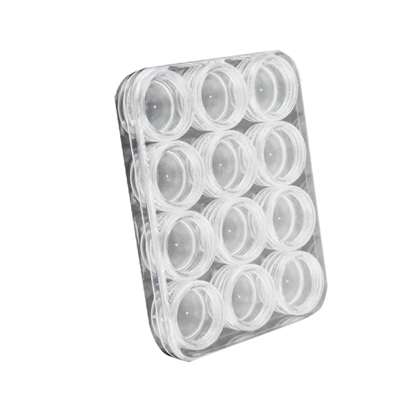 12 Nail Art Empty Divided Clear Plastic Storage Boxes Nail Art Rhinestones Beads Display Box Storage Case FP8
12 Nail Art Empty Divided Clear Plastic Storage Boxes Nail Art Rhinestones Beads Display Box Storage Case FP8