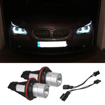 2pcs LED CANBUS NO OBC ERROR Car Angel Eyes Light Headlight Lamp White For BMW 5 Series E39 525i 530i 540i M5 Car Styling 12V
2pcs LED CANBUS NO OBC ERROR Car Angel Eyes Light Headlight Lamp White For BMW 5 Series E39 525i 530i 540i M5 Car Styling 12V