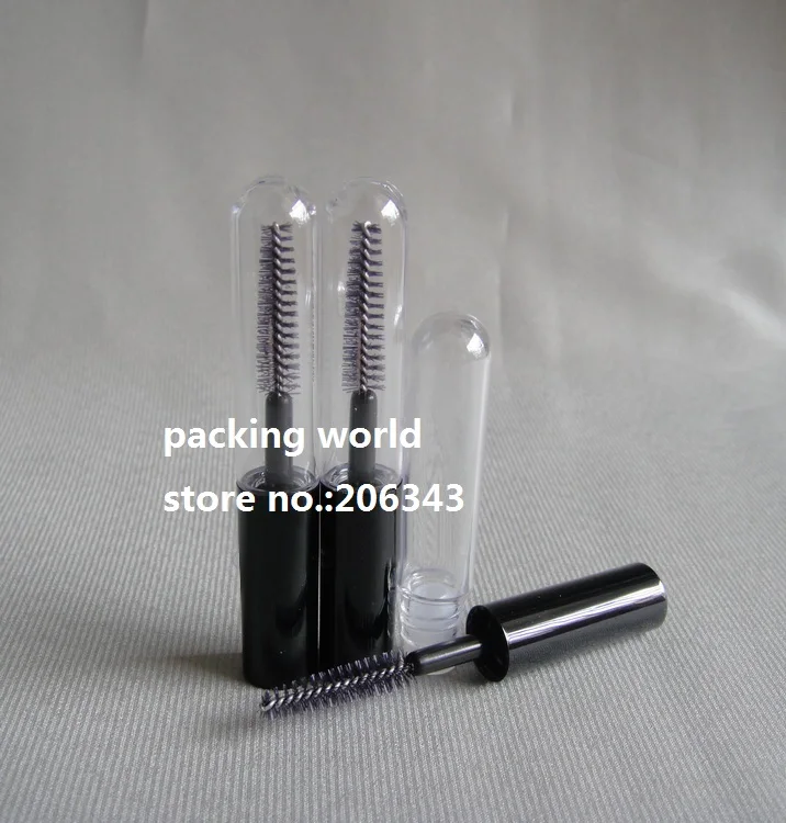 4ml mascara tube ,cosmetic cotainer,lashes tube make up empty tube ,transparent tube,black lid, plastic stopper 
4ml mascara tube ,cosmetic cotainer,lashes tube make up empty tube ,transparent tube,black lid, plastic stopper