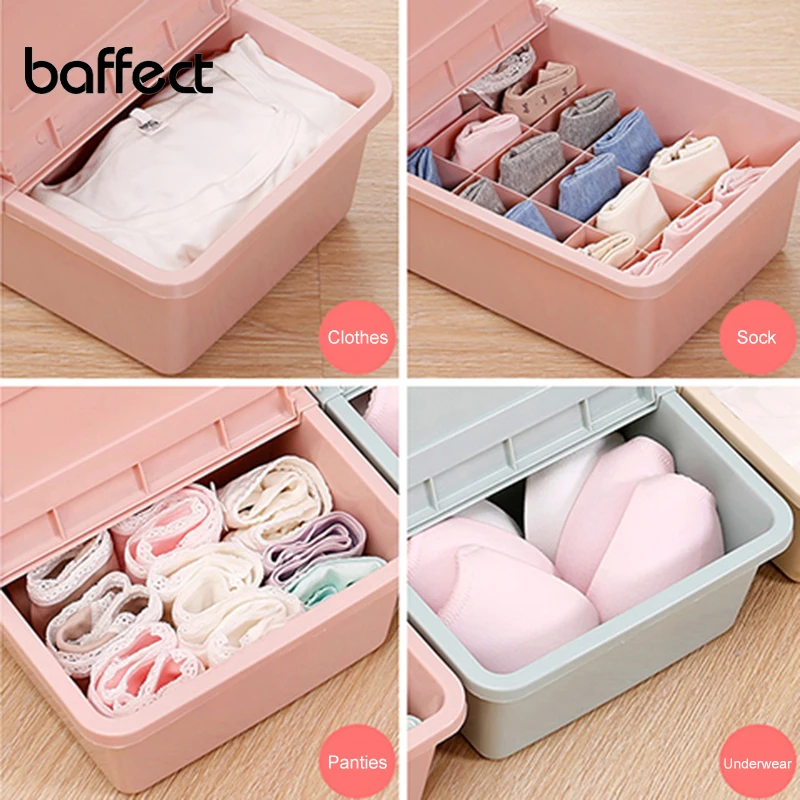 Double Door With Lid Storage Boxes for Ties Socks Shorts Bra Underwear Sock Divider Drawer Lidded Closet Home Organizer
Double Door With Lid Storage Boxes for Ties Socks Shorts Bra Underwear Sock Divider Drawer Lidded Closet Home Organizer