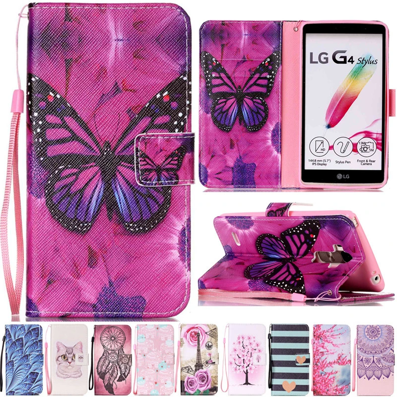 Luxury Cute Cartoon Butterfly Cat Leather Flip Fundas Case For Coque LG G4 Stylus LG G Stylo LG LS770 H635 H630D H631 Back Cover
Luxury Cute Cartoon Butterfly Cat Leather Flip Fundas Case For Coque LG G4 Stylus LG G Stylo LG LS770 H635 H630D H631 Back Cover