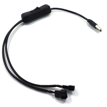 2 way 4 Pin Computer PC Fan Power Cable Connector Adapter 5V 40cm Connect 4pin fan to USB Adapter Cables
2 way 4 Pin Computer PC Fan Power Cable Connector Adapter 5V 40cm Connect 4pin fan to USB Adapter Cables