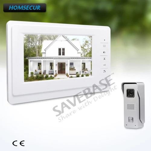 HOMSECUR 7inch Wired Video Door Intercom System with One Button Unlock for Home Security
HOMSECUR 7inch Wired Video Door Intercom System with One Button Unlock for Home Security