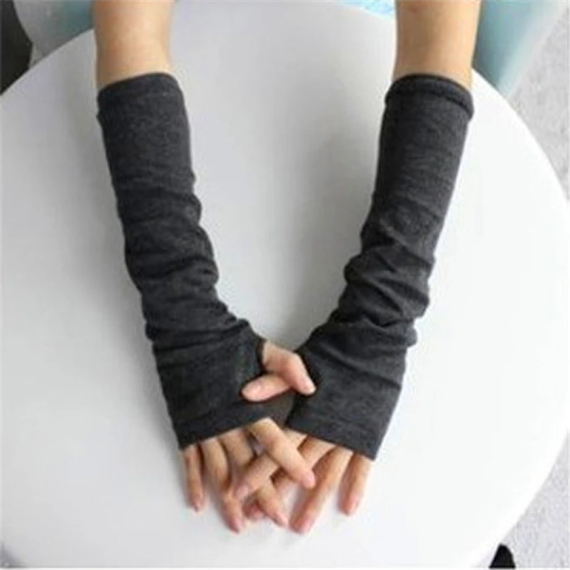 2018 Women Fashion Knitted Arm Fingerless One Size Solid Mitten Wrist Warmers Winter Adult Long Gloves 35cm Retail/Wholesale
2018 Women Fashion Knitted Arm Fingerless One Size Solid Mitten Wrist Warmers Winter Adult Long Gloves 35cm Retail/Wholesale