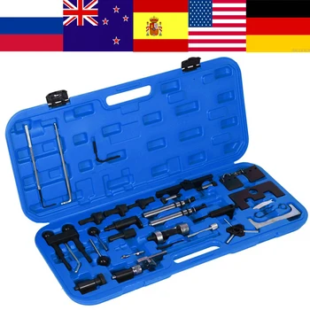 34pcs Engine Timing Tool Petrol Diesel Belt Change Tool For Audi A4 A6 A8 A11 for VW Passat Skoda Engine 1.2 1.4 1.6 1.8 2.0
34pcs Engine Timing Tool Petrol Diesel Belt Change Tool For Audi A4 A6 A8 A11 for VW Passat Skoda Engine 1.2 1.4 1.6 1.8 2.0
