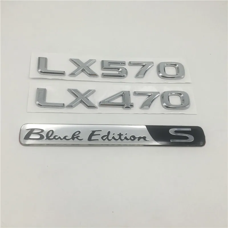 Car 3d Stickers For Lexus LX470 LX570 Black Edition S Emblem Rear Back Tail Script LX 470 570
Car 3d Stickers For Lexus LX470 LX570 Black Edition S Emblem Rear Back Tail Script LX 470 570