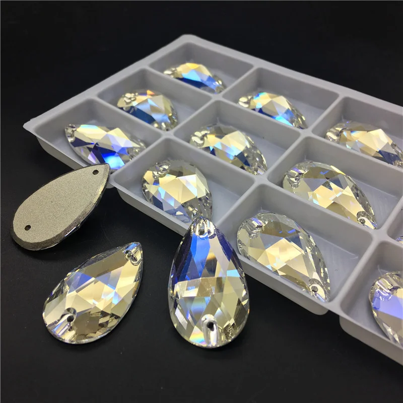 TopStone 3230 Moonlight K9 Glass Crystal Drop Sew-on Stone Flatback Teardrop Sewing Crystal Rhinestone DIy Dress Clothing
TopStone 3230 Moonlight K9 Glass Crystal Drop Sew-on Stone Flatback Teardrop Sewing Crystal Rhinestone DIy Dress Clothing