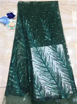 French Glittery African Lace Fabric High Quality Dark Green Lace Nigerian Lace Fabric 2019 High Quality Lace With SequinS XC2
French Glittery African Lace Fabric High Quality Dark Green Lace Nigerian Lace Fabric 2019 High Quality Lace With SequinS XC2
