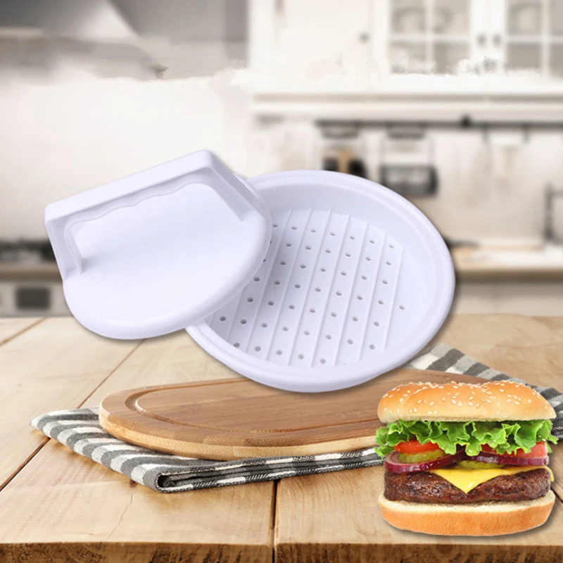B 1Set Round Shape Hamburger Press Food-Grade Plastic Hamburger Meat Beef Grill Burger Press Patty Maker Mold Mould Kitchen Tool
B 1Set Round Shape Hamburger Press Food-Grade Plastic Hamburger Meat Beef Grill Burger Press Patty Maker Mold Mould Kitchen Tool