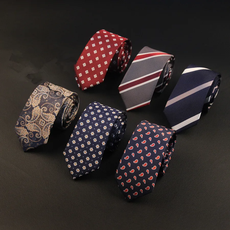 Slim Narrow Black Tie for Men 6cm Casual Skinny Necktie Fashion Striped Flower Man Accessories Simplicity for Party Formal Ties
Slim Narrow Black Tie for Men 6cm Casual Skinny Necktie Fashion Striped Flower Man Accessories Simplicity for Party Formal Ties