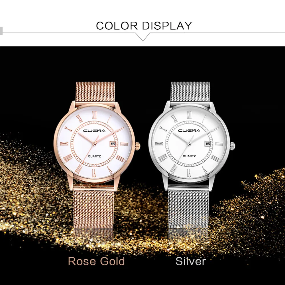 Montre Femme Fashion Women Watches Casual Silver Rose Gold Mesh Watches Gift Clock wrist watches for women Relogio Feminino
Montre Femme Fashion Women Watches Casual Silver Rose Gold Mesh Watches Gift Clock wrist watches for women Relogio Feminino