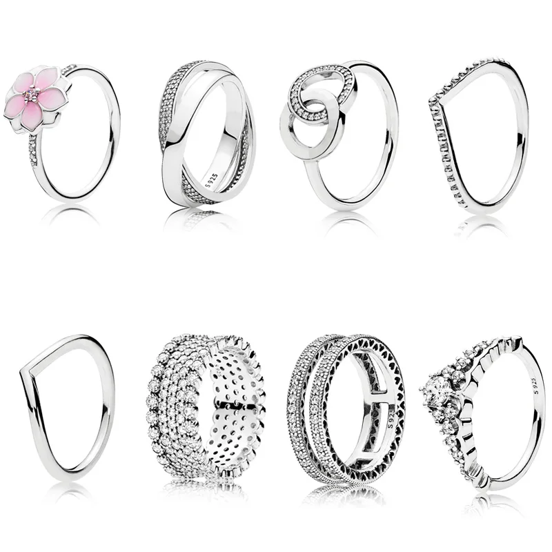8 Style 1 Pcs Women 925 Sterling Silver Rings Jewelry Magnolia Flower Crown Double Circle Style Ring For Women Jewelry
8 Style 1 Pcs Women 925 Sterling Silver Rings Jewelry Magnolia Flower Crown Double Circle Style Ring For Women Jewelry