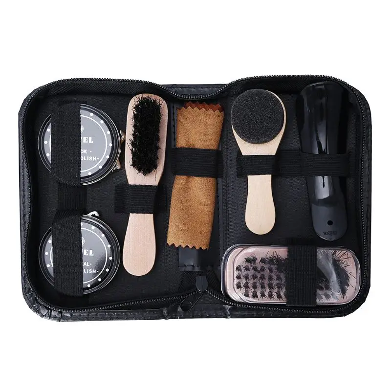 Shoe Shine Care Kit Polish Cleaning Brushes Sponge Cloth Travel Set With Case Portable Case Set Neutral Polishing Tool To Father
Shoe Shine Care Kit Polish Cleaning Brushes Sponge Cloth Travel Set With Case Portable Case Set Neutral Polishing Tool To Father