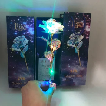 Valentine's Day Creative Gift 24K Foil Plated Rose Gold Rose Lasts Forever Love Wedding Decor Lover Lighting Rose
Valentine's Day Creative Gift 24K Foil Plated Rose Gold Rose Lasts Forever Love Wedding Decor Lover Lighting Rose