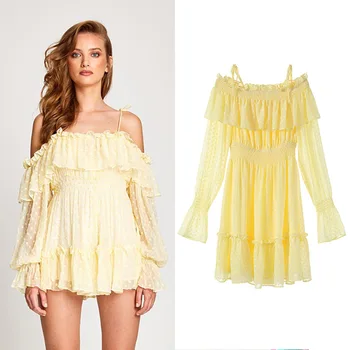 New collect waist three dimensional wavelet falbala long sleeved conjoined G0668 shoulder a word
New collect waist three dimensional wavelet falbala long sleeved conjoined G0668 shoulder a word