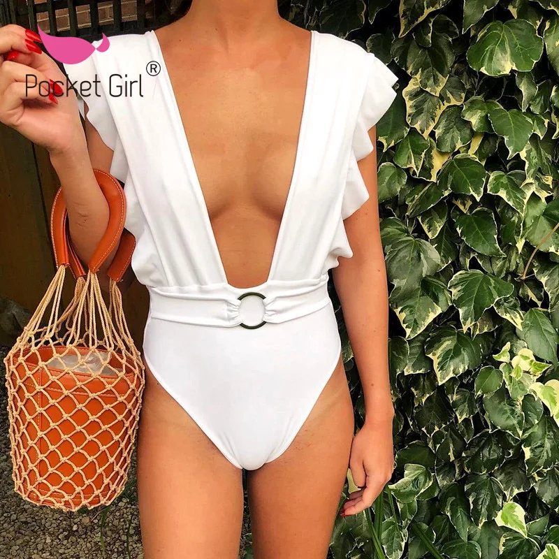2019 Sexy Women Deep V Neck Frill Tikini Ruffle Swimwear Monokini Padded Bodysuit Push Up One Piece Swimsuit Solid Bathing Suit
2019 Sexy Women Deep V Neck Frill Tikini Ruffle Swimwear Monokini Padded Bodysuit Push Up One Piece Swimsuit Solid Bathing Suit